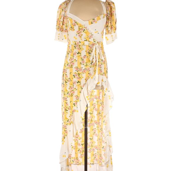 SOLD For Love & Lemons SAVANNAH Maxi Dress L - Picture 8 of 8